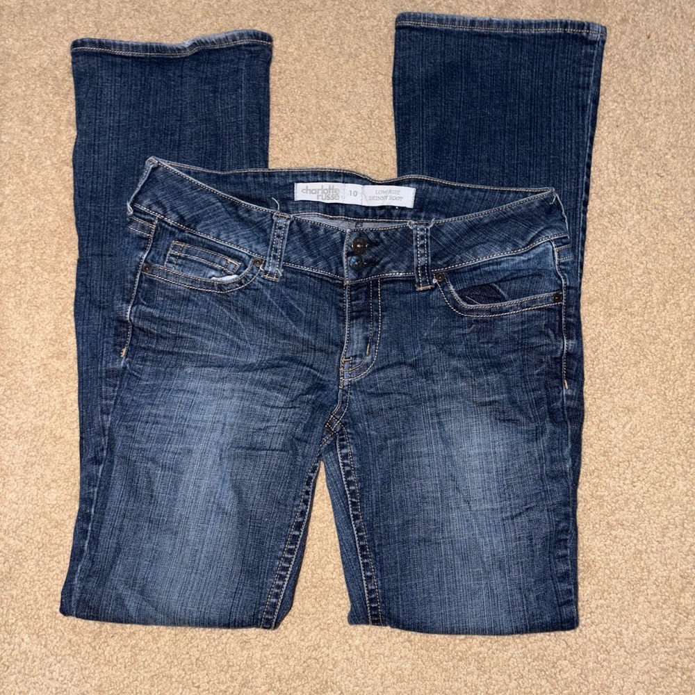 Charlotte Russe Blue Boot Cut Jeans Classic Style